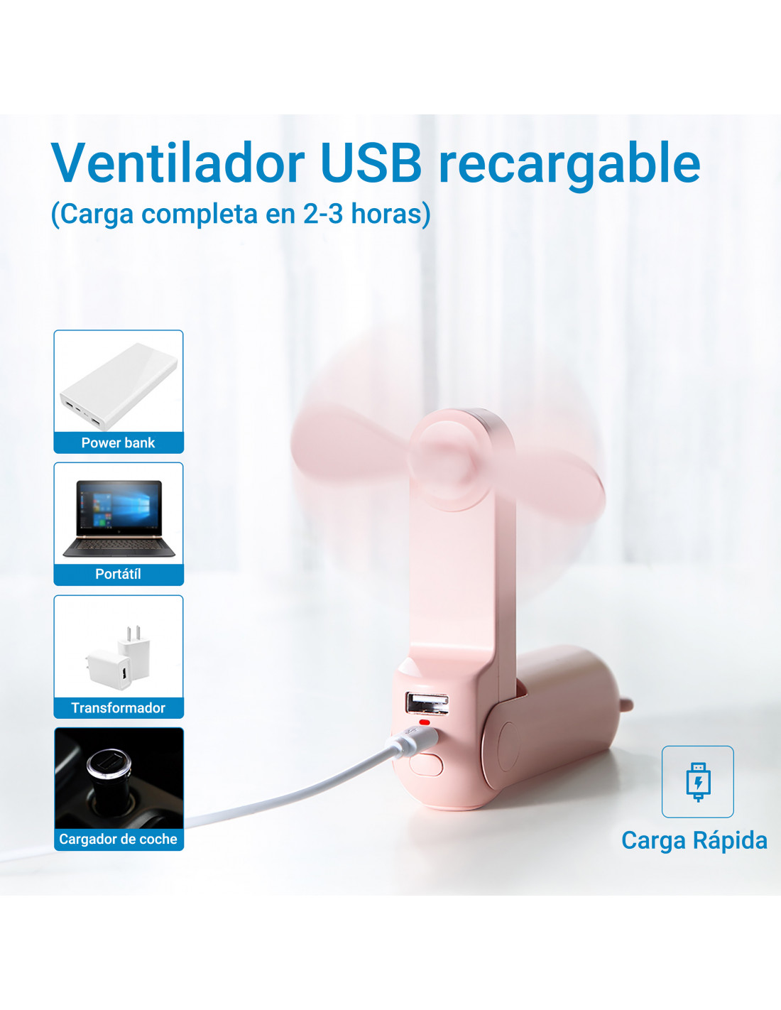 3jisulife-ventilador-portatil-de-mano-life-8-plus-4500-mah-rosa